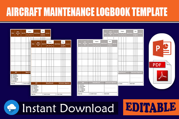 Aircraft Maintenance Technician Log Book PDF and PowerPoint